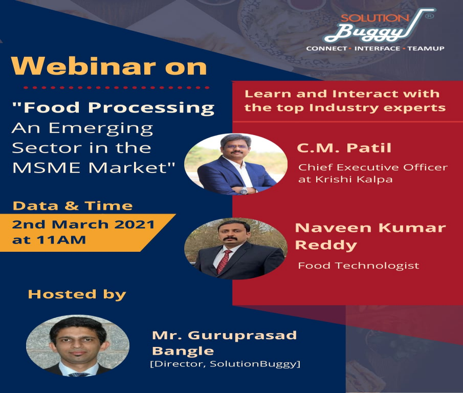 Free inar on Food Processing An Emerging Sector in the MSME Segment