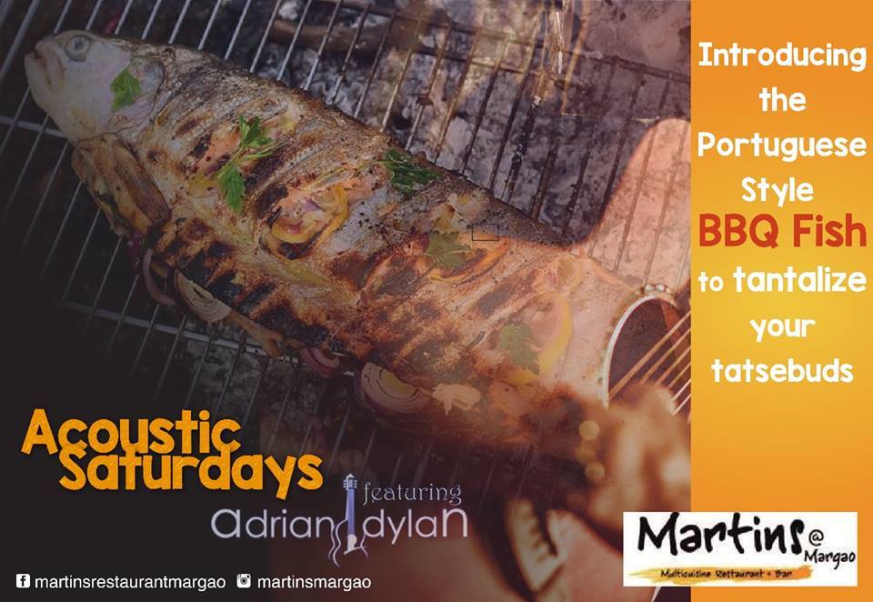 Acoustic Saturdays at martins restaurant Margao