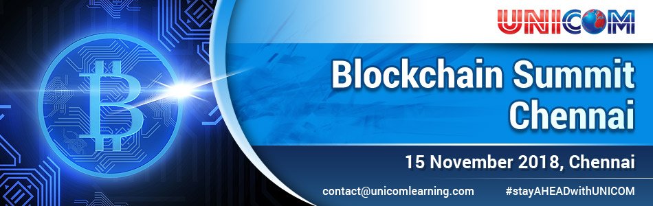 Blockchain Summit 2018,Chennai