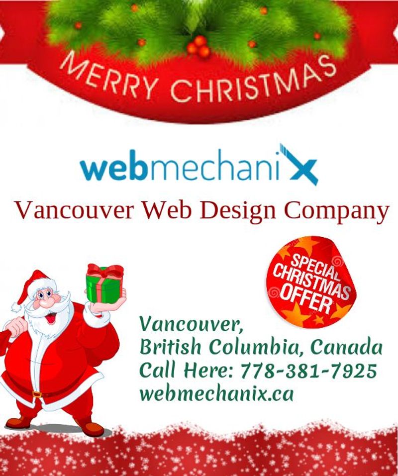 Christmas Offer 2018 - Vancouver Web Design Company