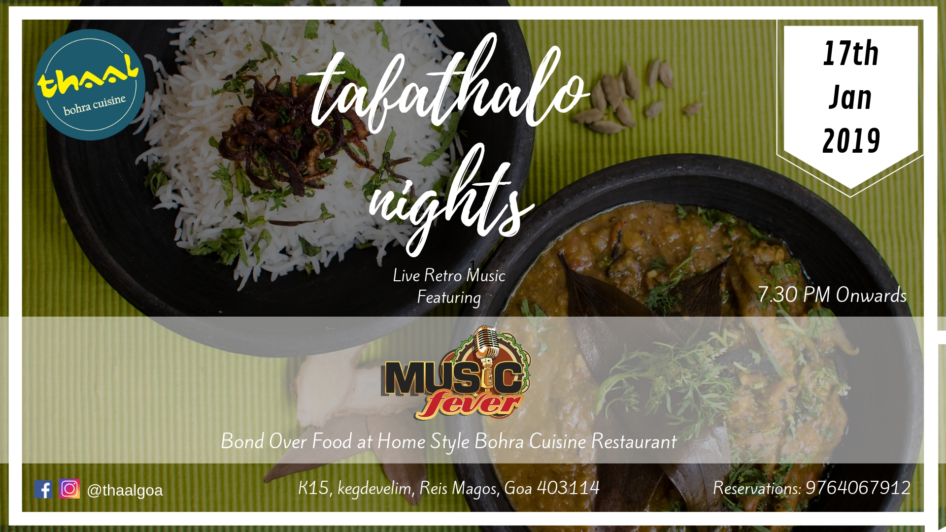 Tafathalo Nights 24th January 2018