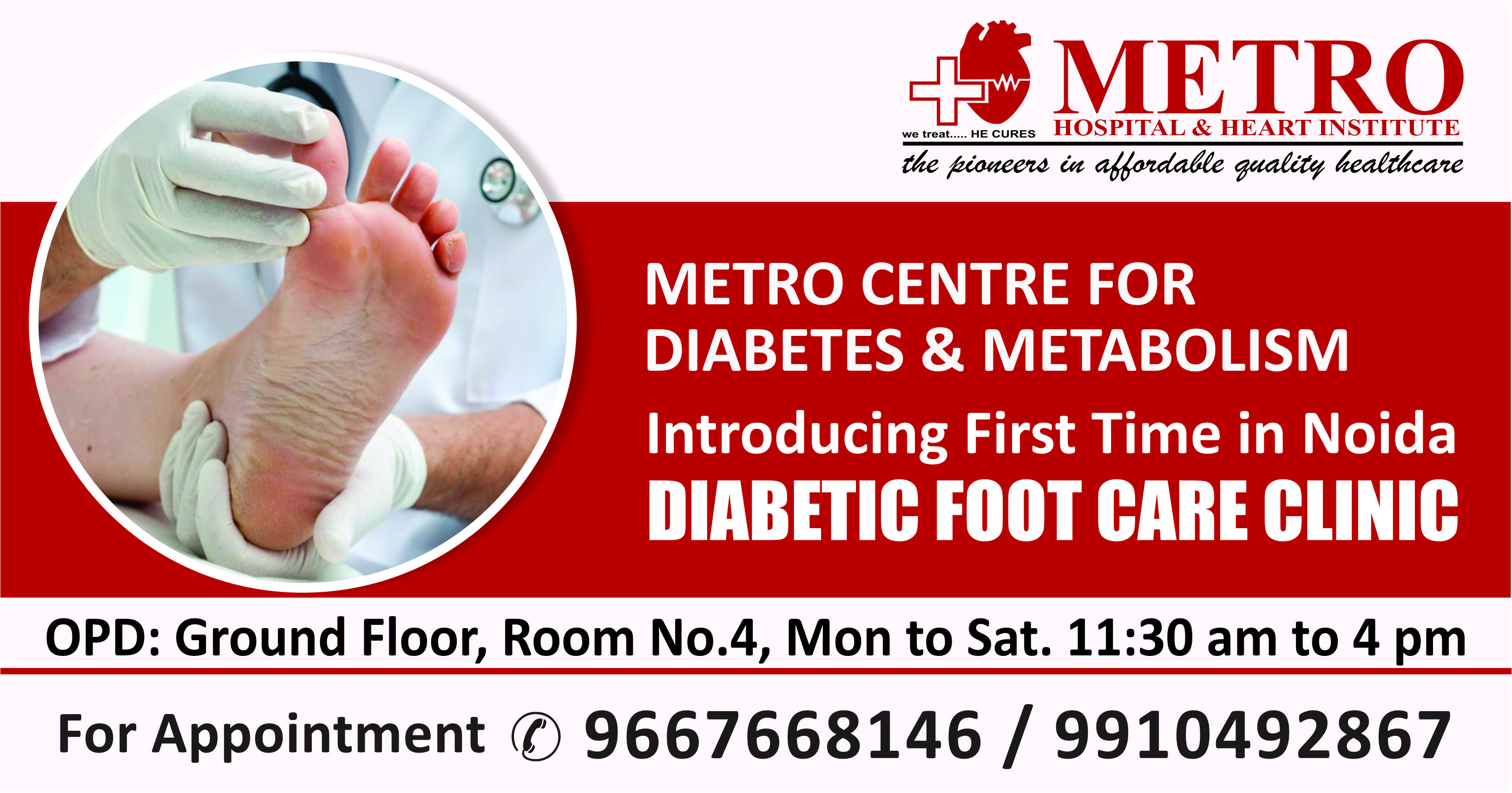 Metro Centre for Diabetes and Metabolism in Noida