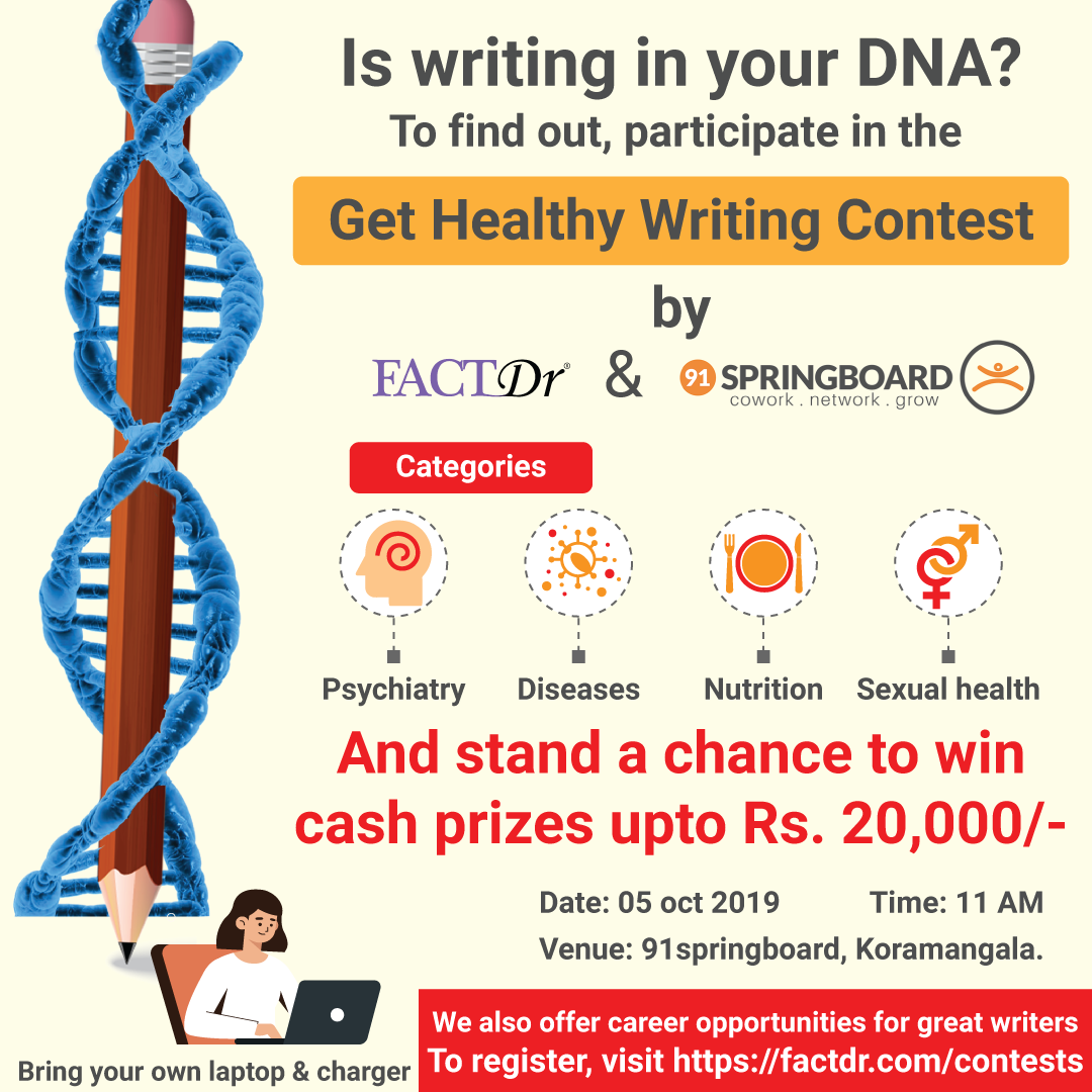 Get Healthy Writing Contest By FactDr