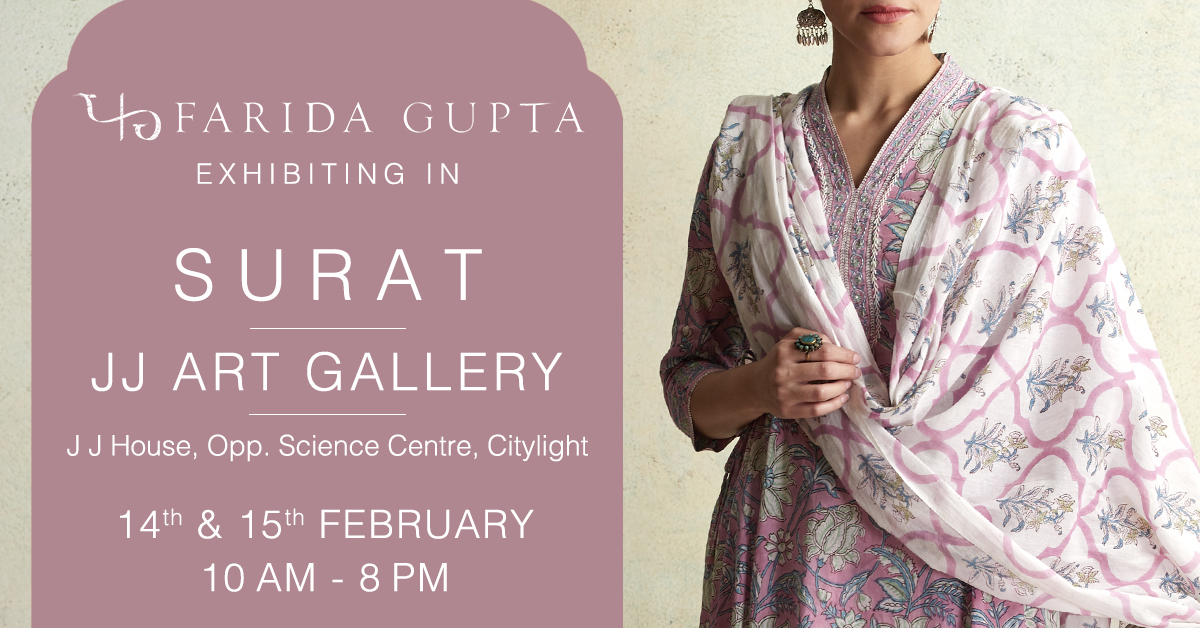 Farida Gupta Surat Exhibition