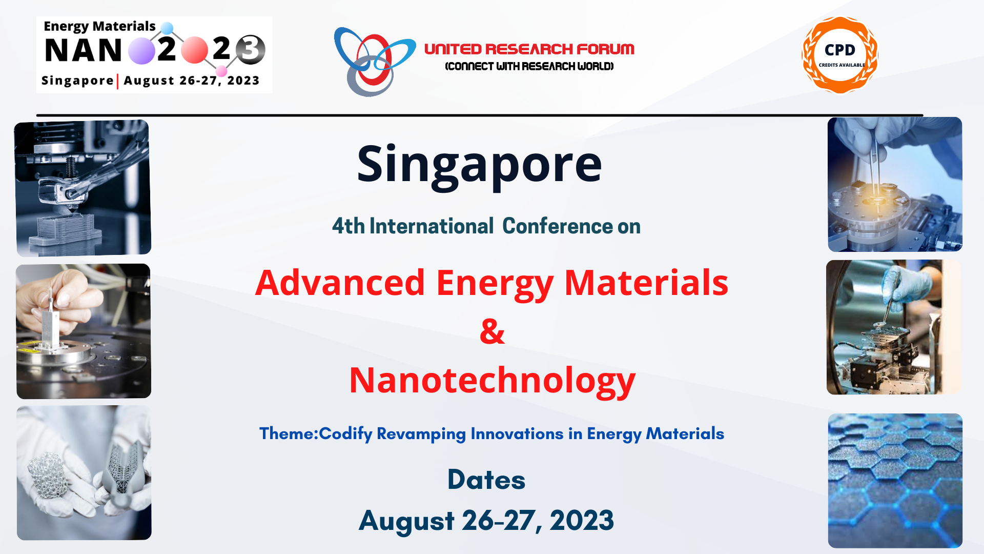 International Conference on Advanced Energy Materials and Nanotechnology
