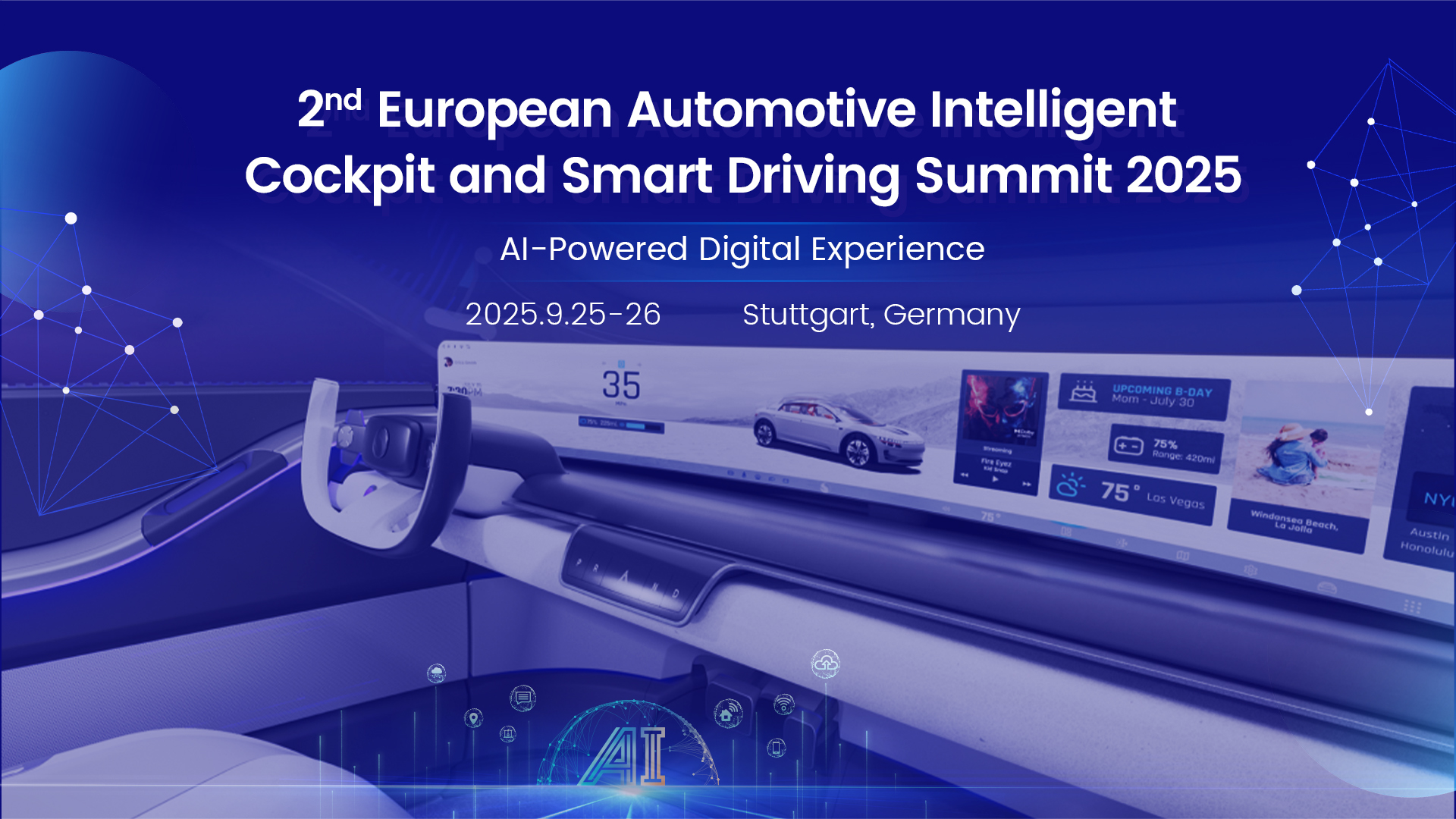 European Automotive Intelligent Cockpit and Smart Driving Summit 2025