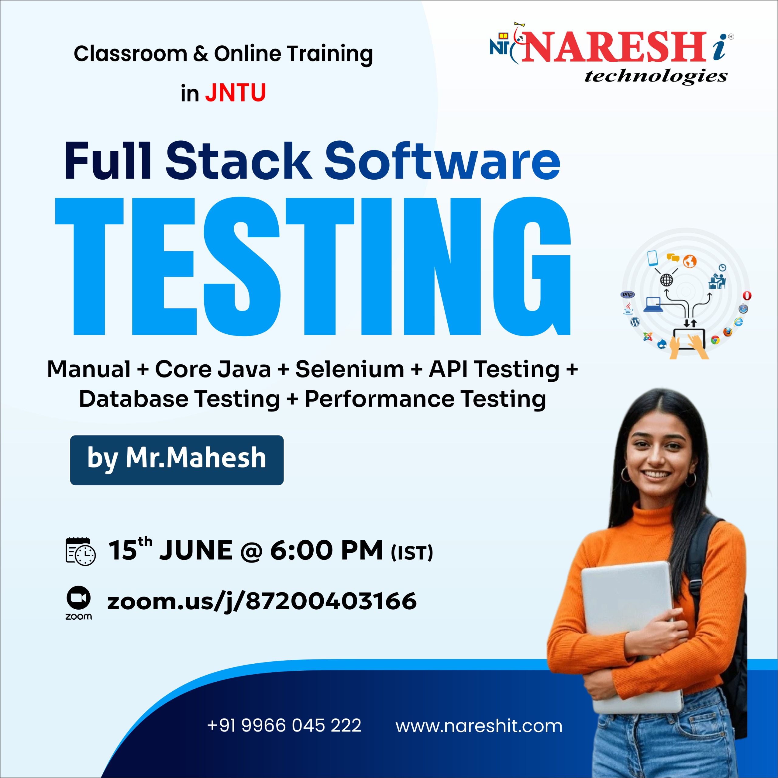 Full Stack Software Testing by Mr.Mahesh