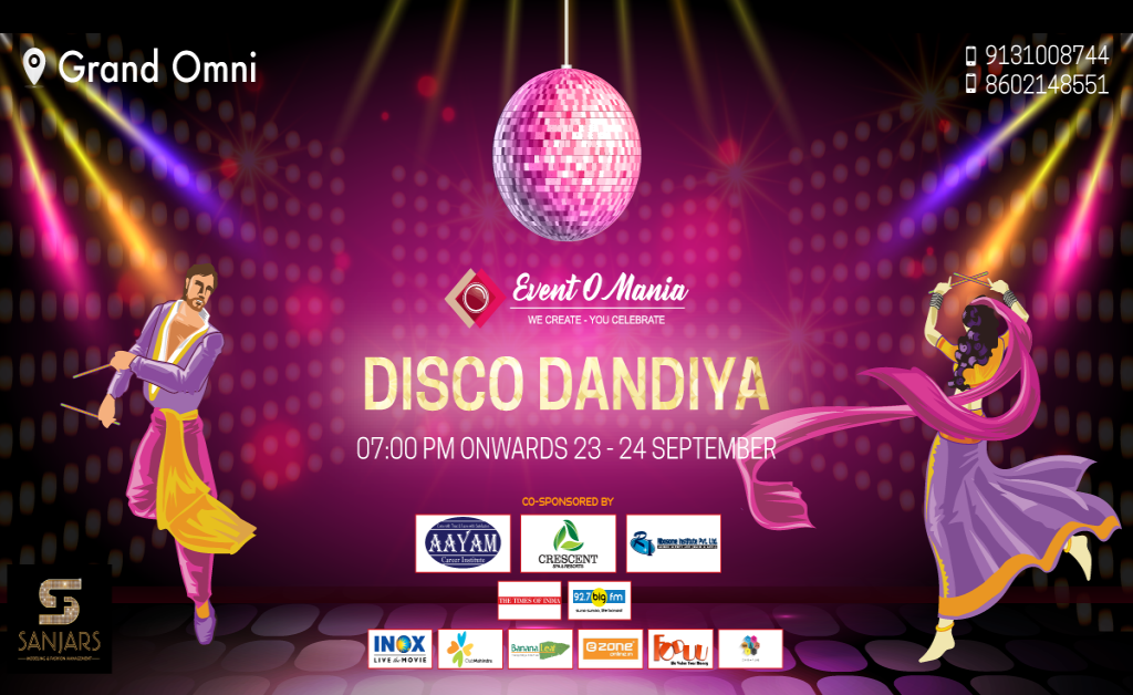 Disco Dandiya 2017 @ Grand Omni, Indore With DJ & BigFM RJs
