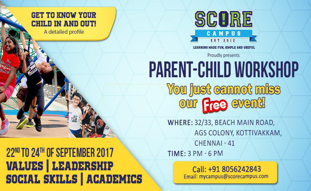 Score Campus Free Parent-Child Workshop