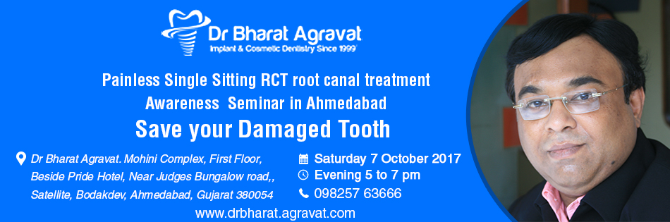 Painless Single Sitting RCT root canal treatment Awareness Free Seminar in Ahmed
