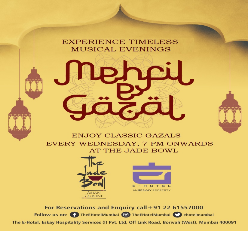MEHFIL-E-GAZAL AT THE E-HOTEL
