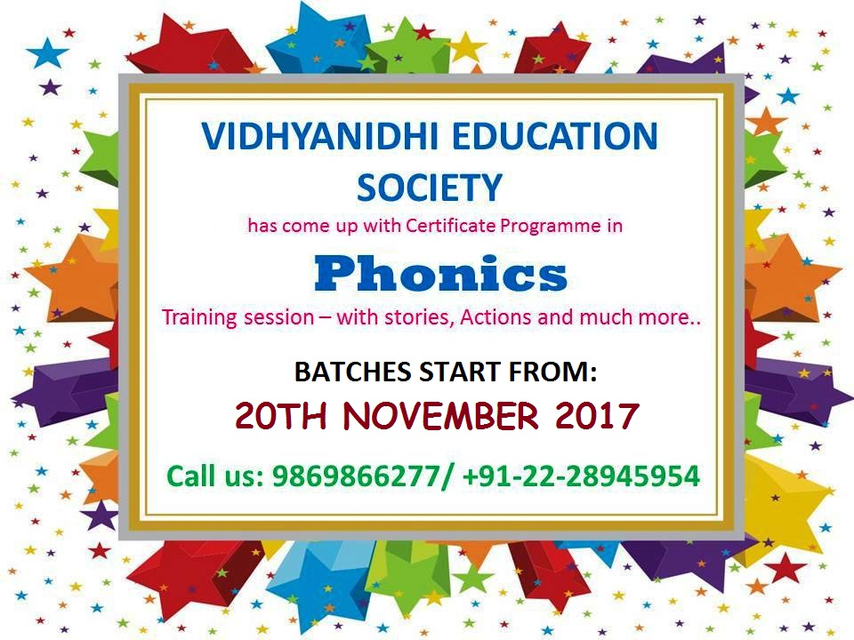 Phonics Teacher Training Certificate Programme