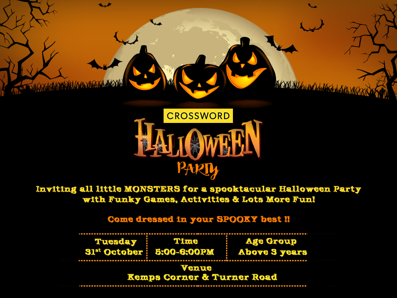 Crossword Bookstores celebrates 'Halloween day