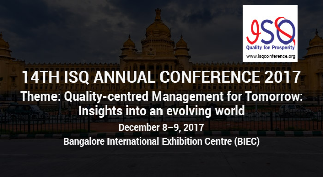 14th ISQ Annual Quality Conference 2017