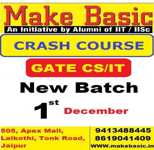 Crash Course GATE 2018