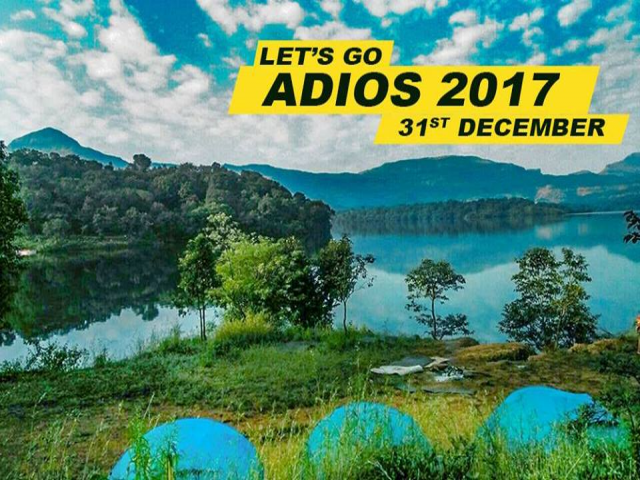 Adios 2017 Camping for New Year's in Solitude