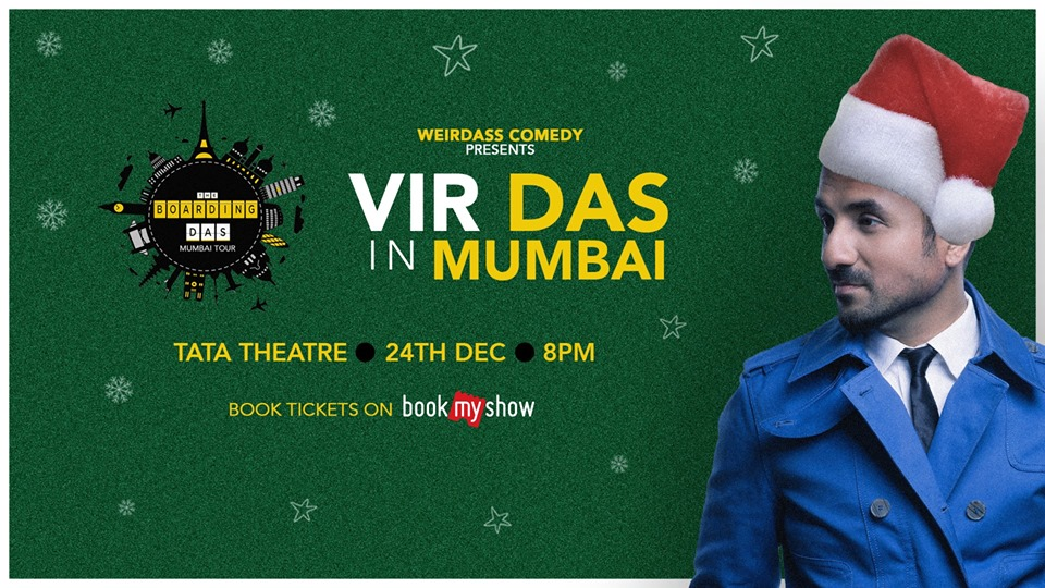 Vir Das in Mumbai BoardingDAS Tour