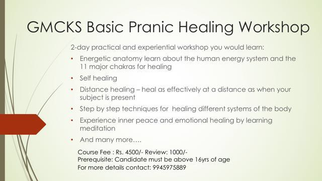 GMCKS Basic Pranic Healing Workshop