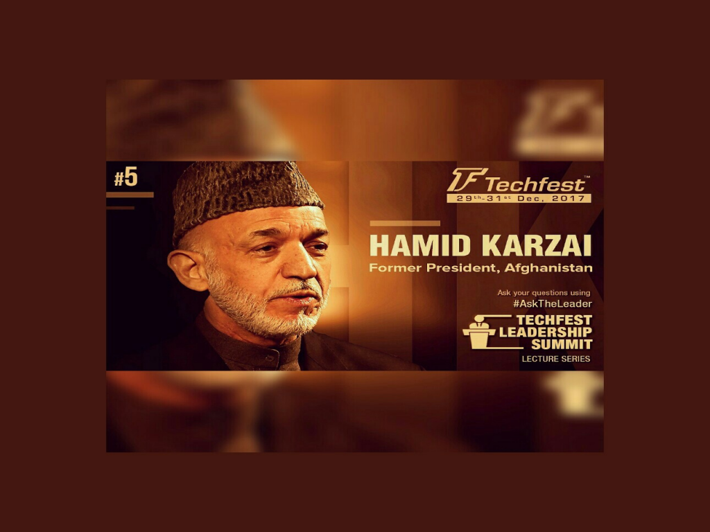 Keynote by Mr. Hamid Karzai | Leadership summit | Techfest, IIT Bombay