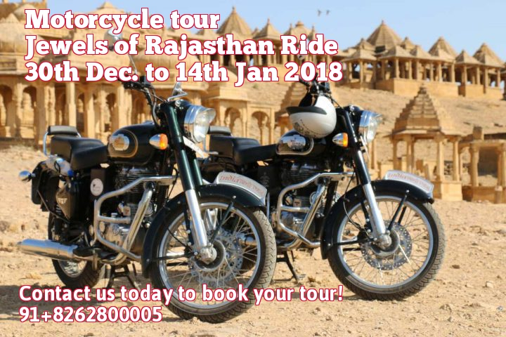 Motor cycle tour Jewels of Rajasthan Ride