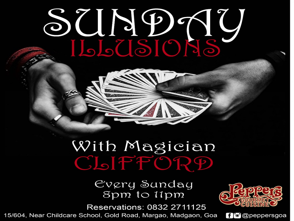Sunday Illusions@peppersgoa