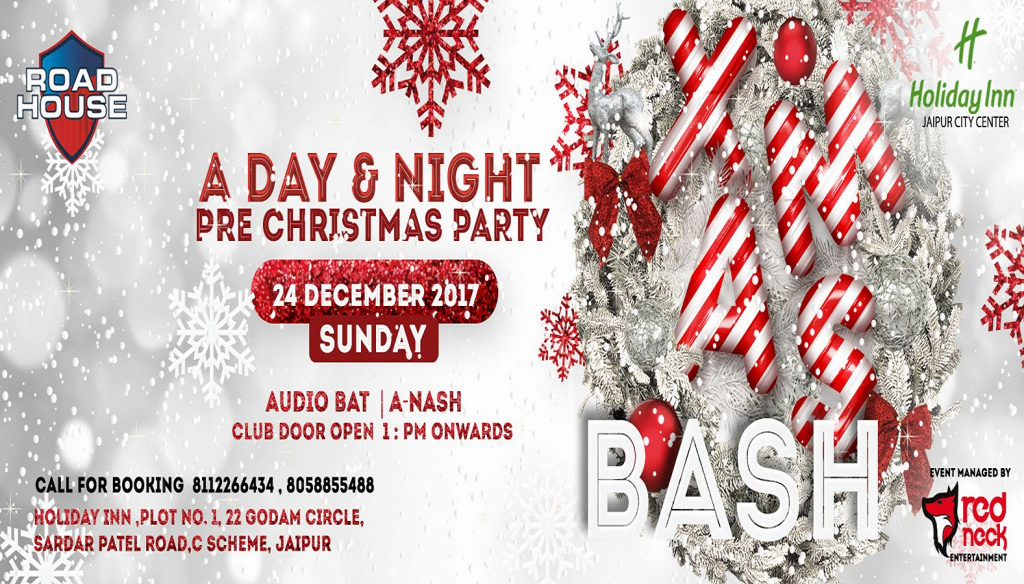 Xmas Bash: Club Road House 24th Dec