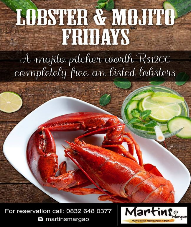 Lobsters & Mojito@Martins