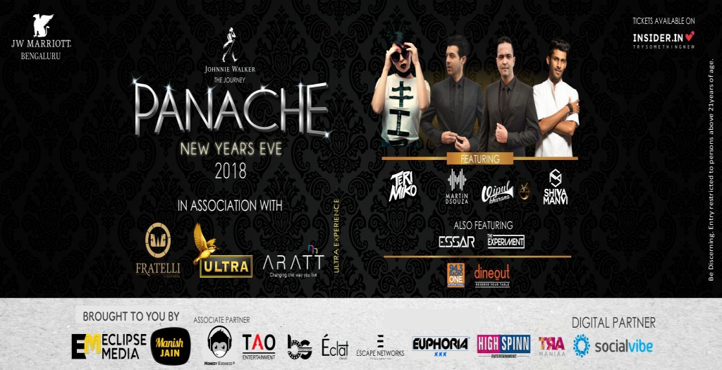 Panache New Year's Eve 2018 - Jw Marriott