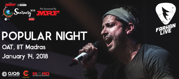 Saarang Popular night Farhan Akhtar