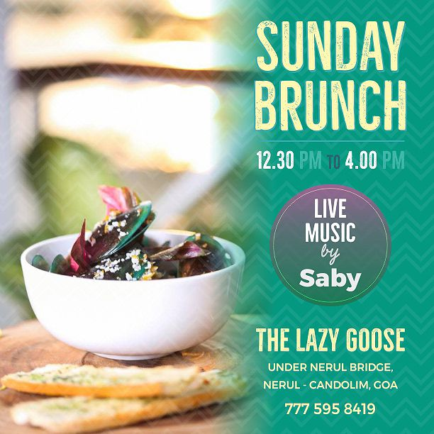Sunday Brunch at The Lazy Goose 7th Jan