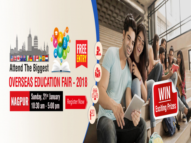 Overseas Education Fair on 21st Jan 2018 - Krishna Consultants Nagpur