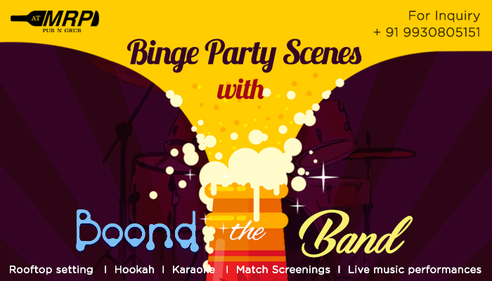 Binge Party Scenes With Boond The Band