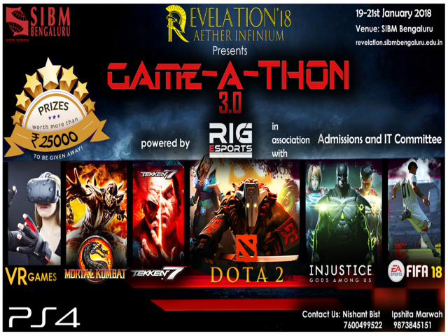GAME-A-THON 3.0 - Revelation 2018