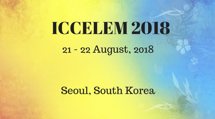 International Conference ICCELEM 2018 (http://www.iccelem.com/)