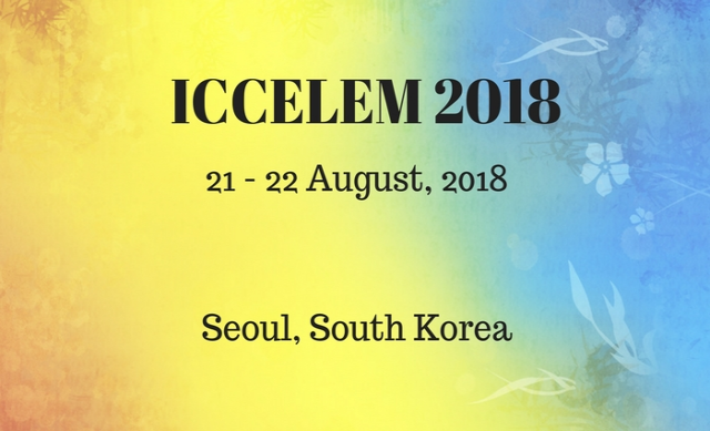International Conference ICCELEM 2018 (http://www.iccelem.com/)