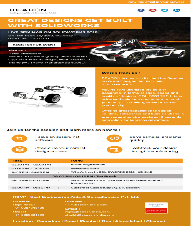 Great Design get Built With SOLIDWORKS