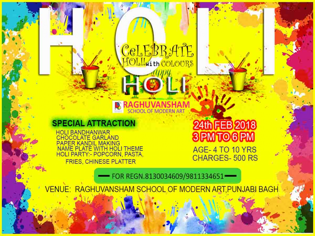 holi workshop