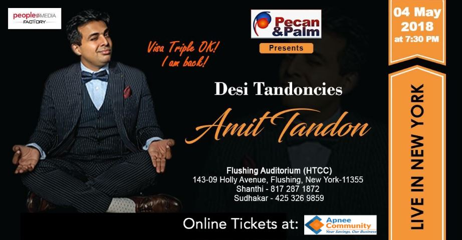Amit Tondon Live in New York