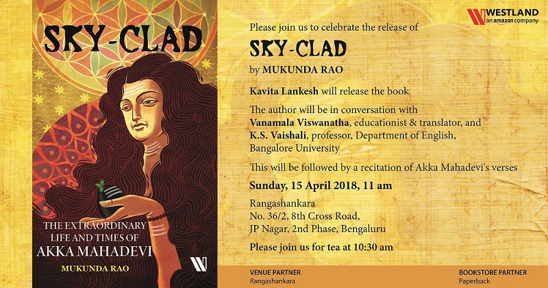 Director Kavita Lankesh to unveil biography of Akka Mahadevi by Mukunda Rao