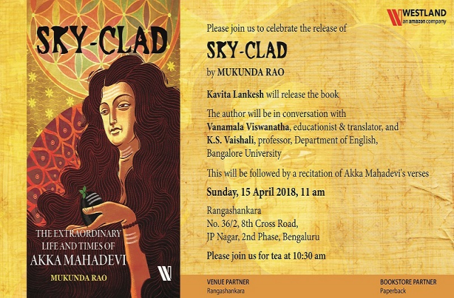 Director Kavita Lankesh to unveil biography of Akka Mahadevi by Mukunda Rao