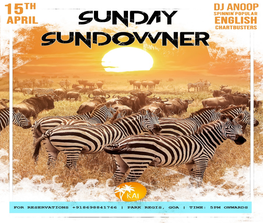 Sunday Sundowner 15th April 2018