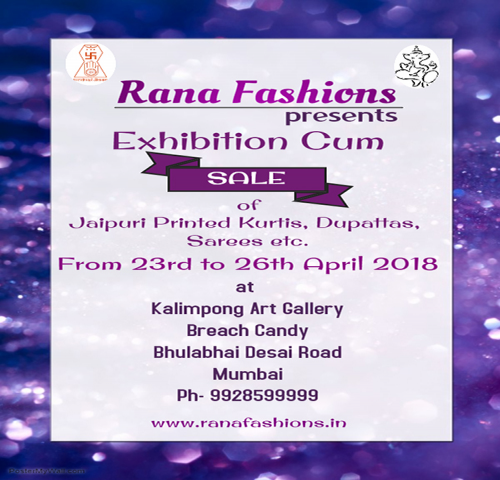 Exhibition cum Sale by Rana Fashions Jaipur