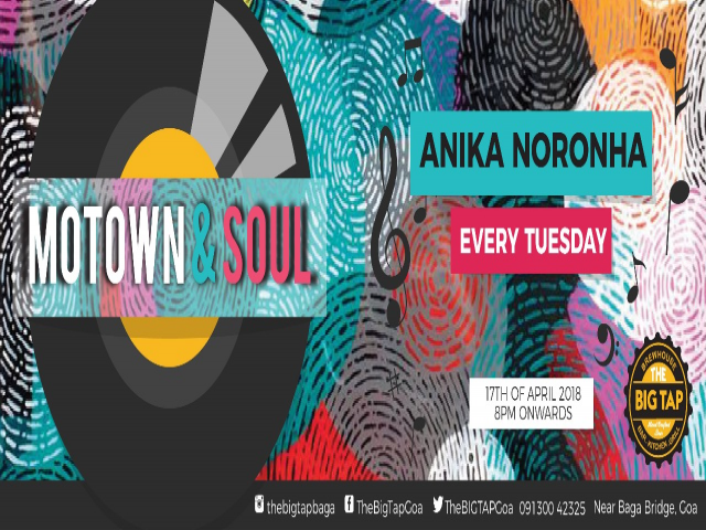 Motown & Soul Tuesday 17th April 2018