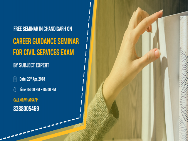 Free Career Guidance Seminar in Chandigarh by Subject Expert