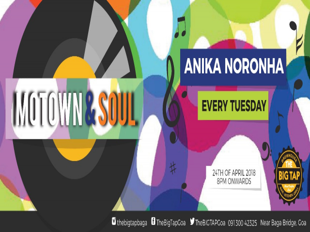 Motown & Soul Tuesday 24th April 2018