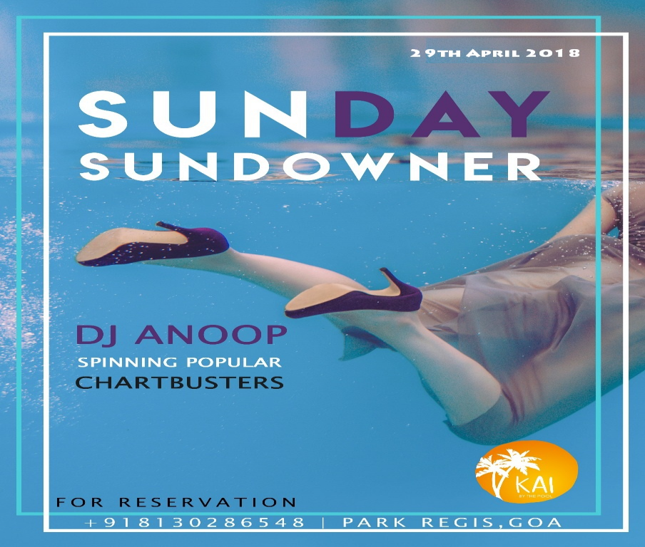 Sunday Sundowner 29th April 2018