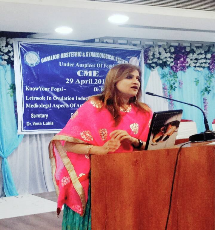 Dr Shivani Sachdev Gour invided in Gwalior for CME of Obstetric & Gynaecological