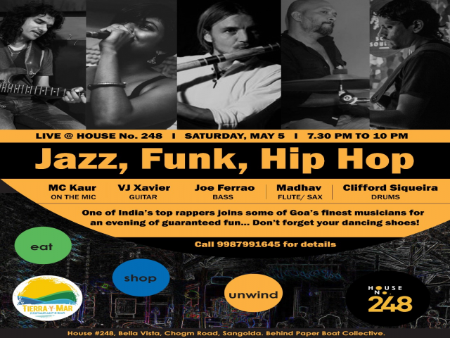 Jazz, Funk, Hip Hop 5th May 2018