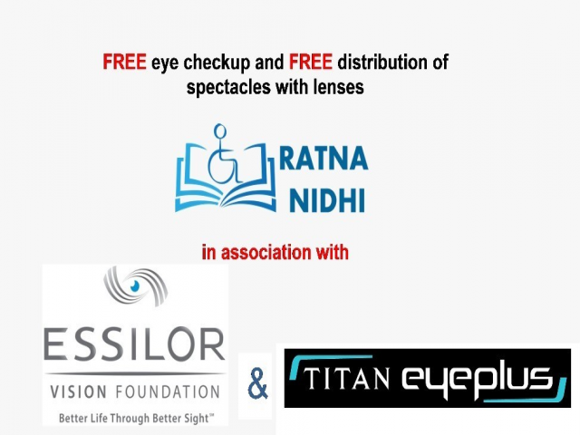 Free eye checkup and spectacles distribution camp