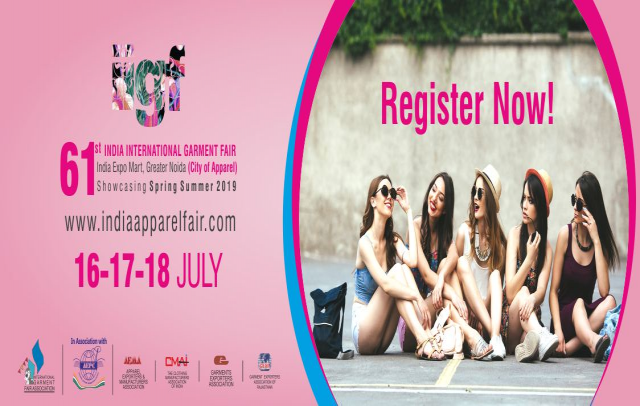 61st India International Garment Fair, 16-18 July 2018, India